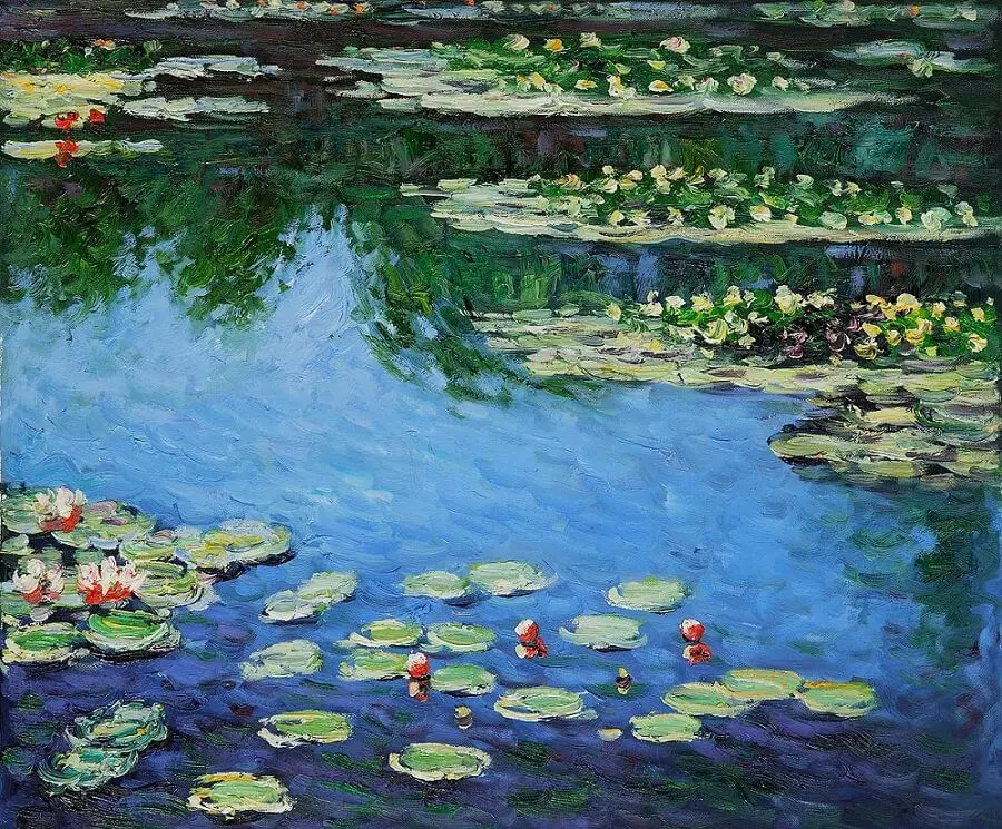 Oil Painting Reproduction on Linen canvas,Water Lilies Harmony in blue by claude monet,museum quality,100% handmade
Oil Painting Reproduction on Linen canvas,Water Lilies Harmony in blue by claude monet,museum quality,100% handmade