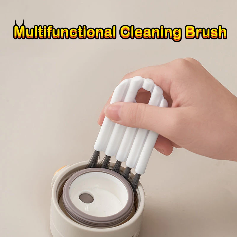 Bendable Handle Cup Cover Brush Cleaner Multifunction Milk Bottle Insulation Cup Lid Computer Window Groove Gap Cleaning Brush
Bendable Handle Cup Cover Brush Cleaner Multifunction Milk Bottle Insulation Cup Lid Computer Window Groove Gap Cleaning Brush