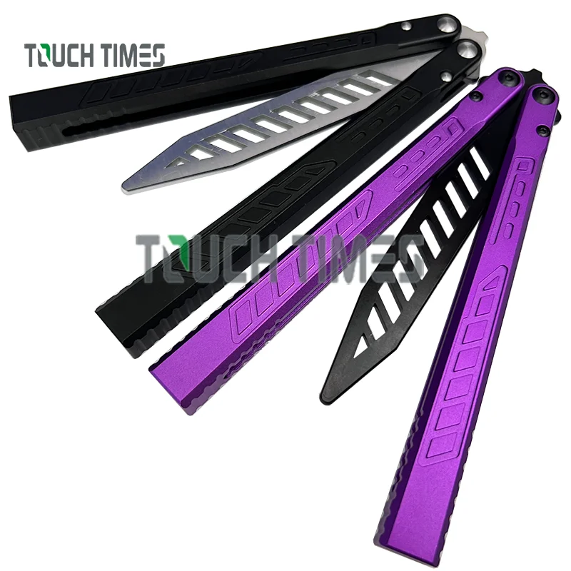 TheOne Falcon Balisong Trainer Knife Flipper 6061 Aviation Aluminum Handle Bushings System Butterfly Knife Safe EDC Outdoor
TheOne Falcon Balisong Trainer Knife Flipper 6061 Aviation Aluminum Handle Bushings System Butterfly Knife Safe EDC Outdoor