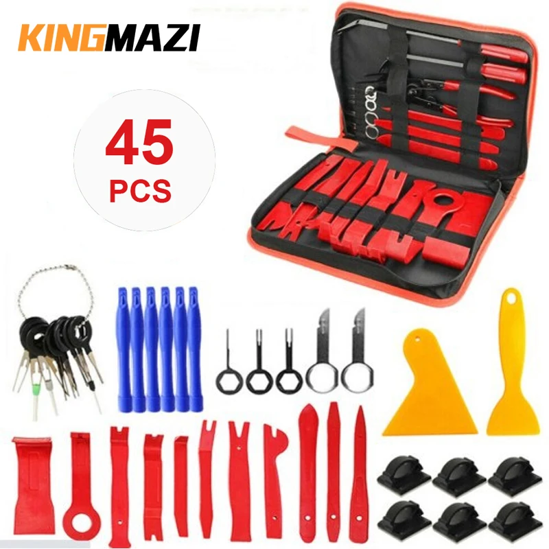 Hand Tool Pry Disassembly Tool Set Interior Door Clip Panel Trim Dashboard Removal Tool Kit Auto Car Opening Repair Tool Set
Hand Tool Pry Disassembly Tool Set Interior Door Clip Panel Trim Dashboard Removal Tool Kit Auto Car Opening Repair Tool Set