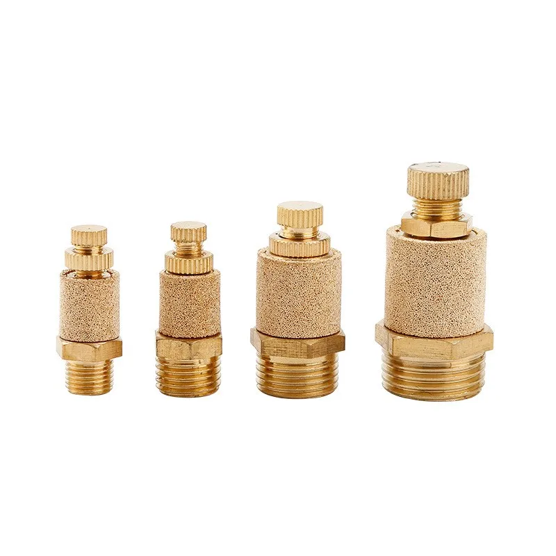 Pneumatic Brass Exhaust Muffler Adjustable SLL 1/8"1/4"3/8"1/2" Silencers Fitting Noise Filter Reducer Connector Copper Jointor
Pneumatic Brass Exhaust Muffler Adjustable SLL 1/8"1/4"3/8"1/2" Silencers Fitting Noise Filter Reducer Connector Copper Jointor