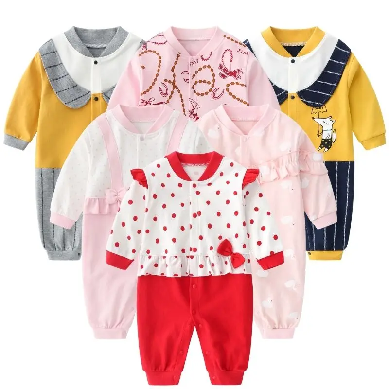 Baby Rompers Newborn Jumpsuit Autumn And Spring Warm Cotton Clothes Infant One-piece Romper Toddler Pajama Outfit 0-1 Year Old
Baby Rompers Newborn Jumpsuit Autumn And Spring Warm Cotton Clothes Infant One-piece Romper Toddler Pajama Outfit 0-1 Year Old
