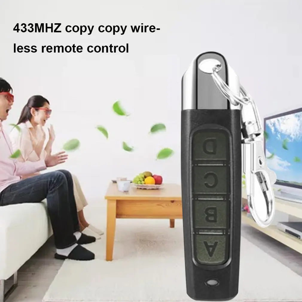 Universal 433MHZ Remote Control 4 Channe Garage Gate Door Opener Remote Control Duplicator Clone Cloning Code Car Key Fixed Code
Universal 433MHZ Remote Control 4 Channe Garage Gate Door Opener Remote Control Duplicator Clone Cloning Code Car Key Fixed Code