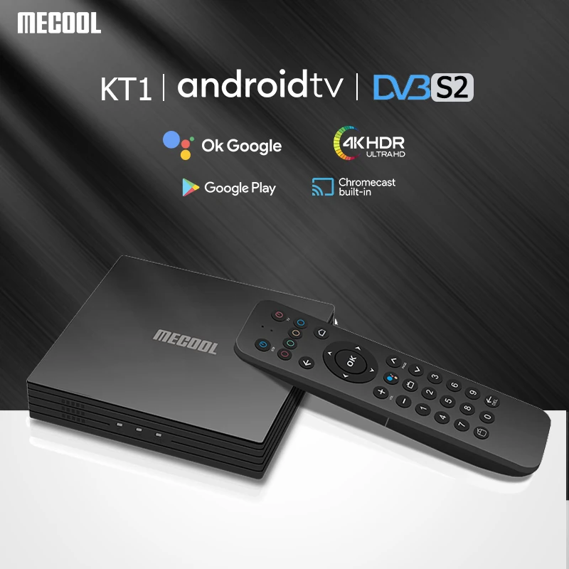 

Mecool KT1 4K Android TV box smart DVB-S2 set top box 2GB RAM 16GB ROM Amlogic S905X4 HDR10+ receiver usb3.0 2.4G/5G WIFI