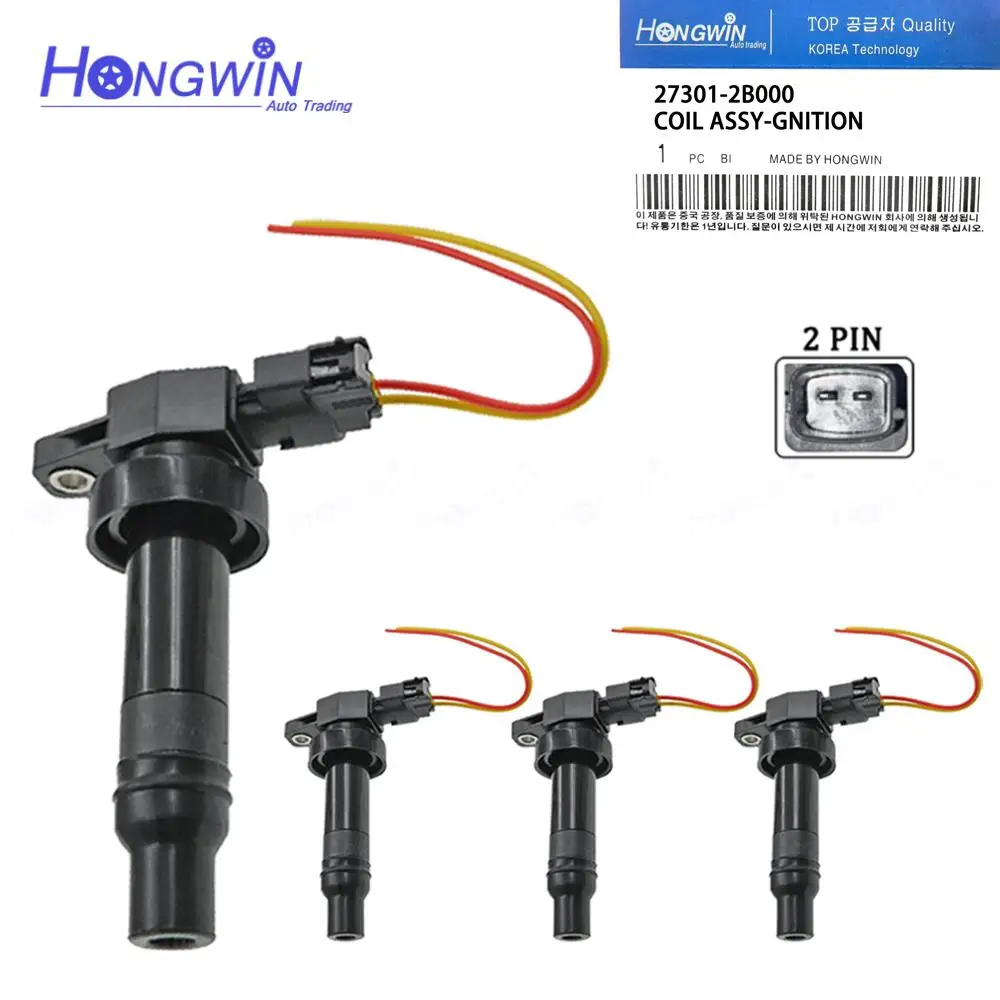 27301-2B000, 273012B000 New Ignition Coil For Hyundai Connector Plug For Kia Motor 10-11 Kia Soul 1.6L
27301-2B000, 273012B000 New Ignition Coil For Hyundai Connector Plug For Kia Motor 10-11 Kia Soul 1.6L