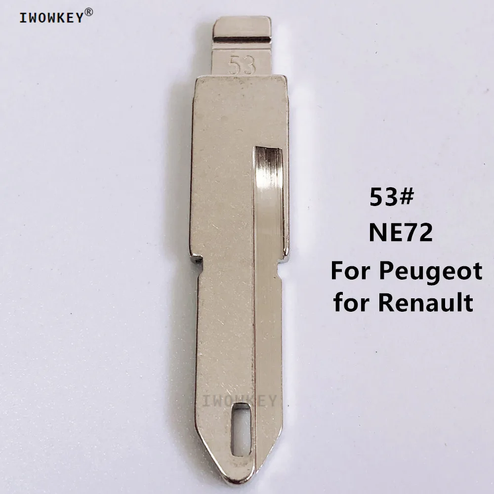 10pcs 53# Metal Uncut Blank Flip Remote Key Blade NE72 For Peugeot 206 207 Citroen Renault for keydiy KD xhorse VVDI JMD
10pcs 53# Metal Uncut Blank Flip Remote Key Blade NE72 For Peugeot 206 207 Citroen Renault for keydiy KD xhorse VVDI JMD