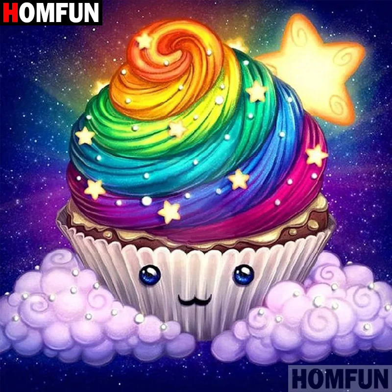 Алмазная живопись HOMFUN, вышивка крестиком «торт и облако», 5D алмазная вышивка «сделай сам», полная выкладка/круглая картина
Алмазная живопись HOMFUN, вышивка крестиком «торт и облако», 5D алмазная вышивка «сделай сам», полная выкладка/круглая картина