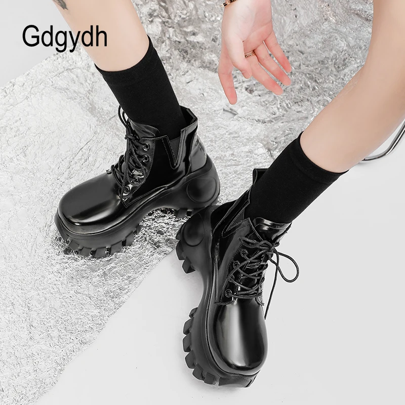 Gdgydh Heels 8cm Platform Wedge Sneakers Autumn Winter Ankle Boots Chunky Goth Ladies Non Slip Women Lace Up Comfortable Shoes
Gdgydh Heels 8cm Platform Wedge Sneakers Autumn Winter Ankle Boots Chunky Goth Ladies Non Slip Women Lace Up Comfortable Shoes