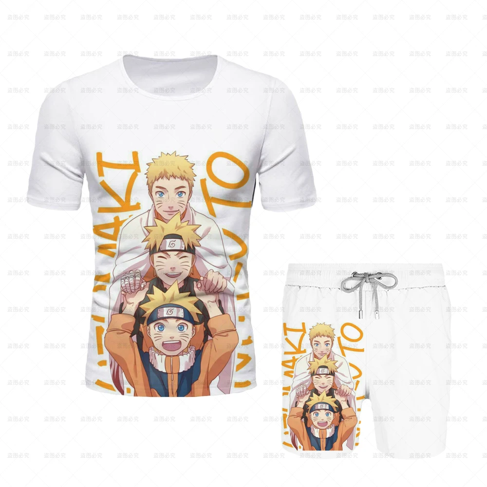 Men's Fashion Naruto Activewear Summer Casual Cool Short Sleeve Printed Sports Streetwear Graphics T Shirt Shorts Set
Men's Fashion Naruto Activewear Summer Casual Cool Short Sleeve Printed Sports Streetwear Graphics T Shirt Shorts Set