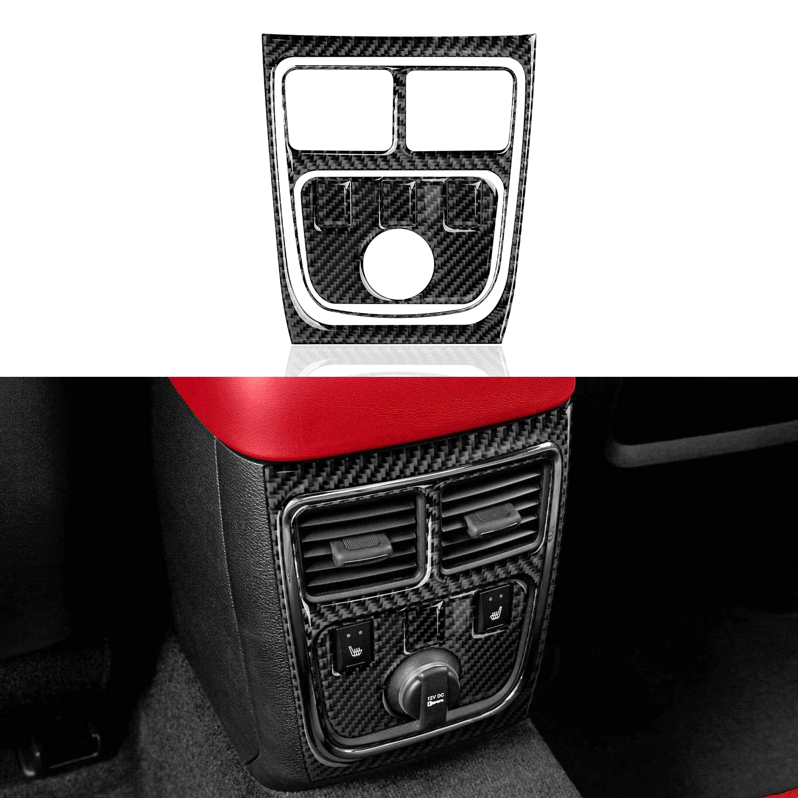 Carbon Fiber Trim Car Window Lift Switch Cover Sticker for Chrysler 300 / Dodge Charger 2011 - 2023 interior Accessories
Carbon Fiber Trim Car Window Lift Switch Cover Sticker for Chrysler 300 / Dodge Charger 2011 - 2023 interior Accessories
