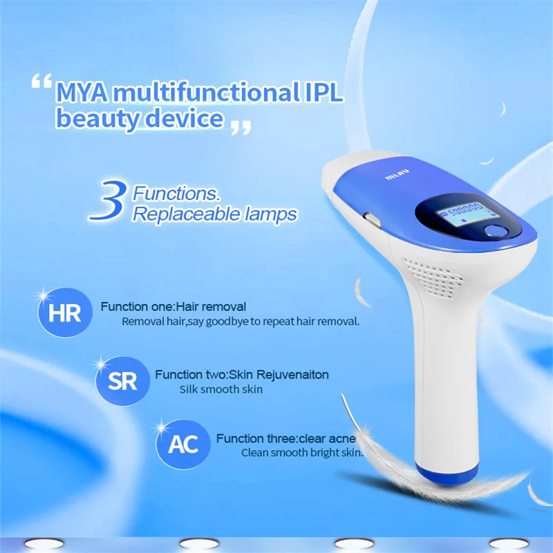 Portable Laser Hair Removal IPL Machine With 3 Lenses Painless Skin Rejuvenation Ice Cool Beauty Device
Portable Laser Hair Removal IPL Machine With 3 Lenses Painless Skin Rejuvenation Ice Cool Beauty Device