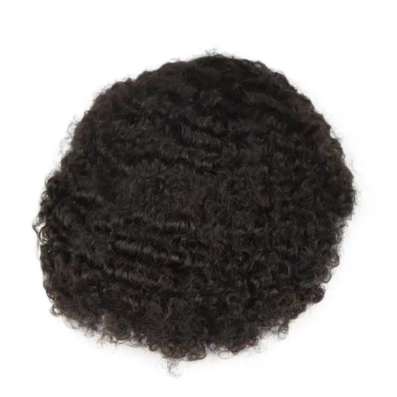 Color 1B 6mm Afro Curly Lace Front Base Breathable Men Hair Replacement System Unit peruk 6" Human Hair Toupee
Color 1B 6mm Afro Curly Lace Front Base Breathable Men Hair Replacement System Unit peruk 6" Human Hair Toupee