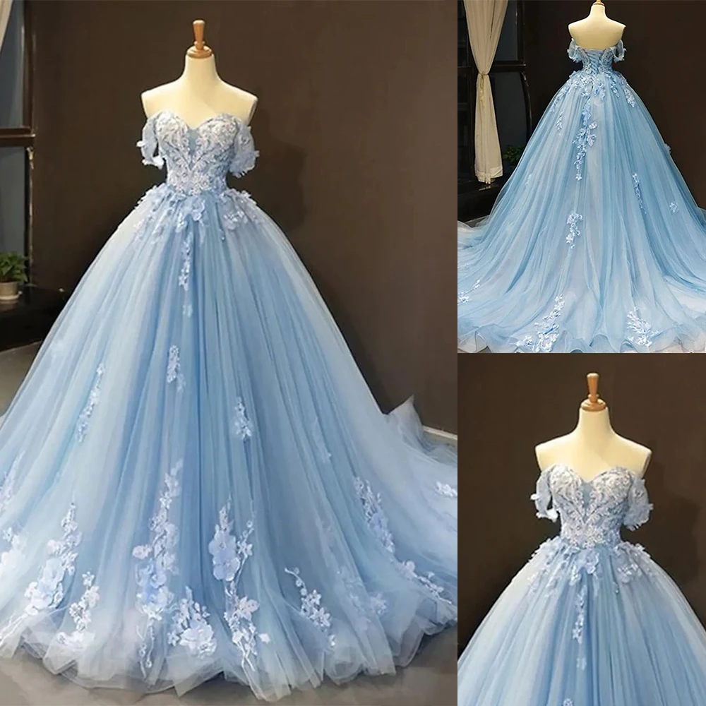 Floral Puffy Quinceanera Dresses Engagement Party Dress Sweetheart Short Sleeve Court Train Lace Pleats Appliques Ball Gowns
Floral Puffy Quinceanera Dresses Engagement Party Dress Sweetheart Short Sleeve Court Train Lace Pleats Appliques Ball Gowns