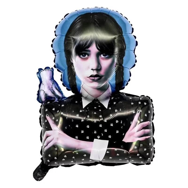 1pc Wednesday Addams Foil Balloons Hot movie Balloons Children or Adults Birthday Party Decor Supplies Children Gifts Baby Showe
1pc Wednesday Addams Foil Balloons Hot movie Balloons Children or Adults Birthday Party Decor Supplies Children Gifts Baby Showe