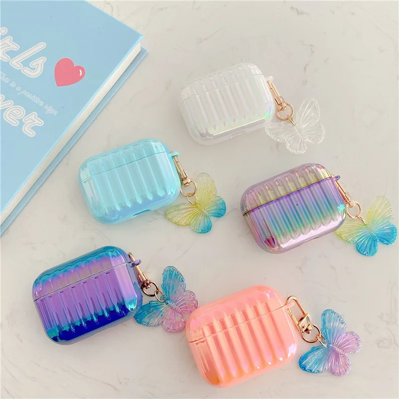 Colorful Butterfly Beautiful Airpods 1 2 Pro 3 Case Fashion Girl Hard PC Wireless Bluetooth Earphone Protect Cover Accessories
Colorful Butterfly Beautiful Airpods 1 2 Pro 3 Case Fashion Girl Hard PC Wireless Bluetooth Earphone Protect Cover Accessories
