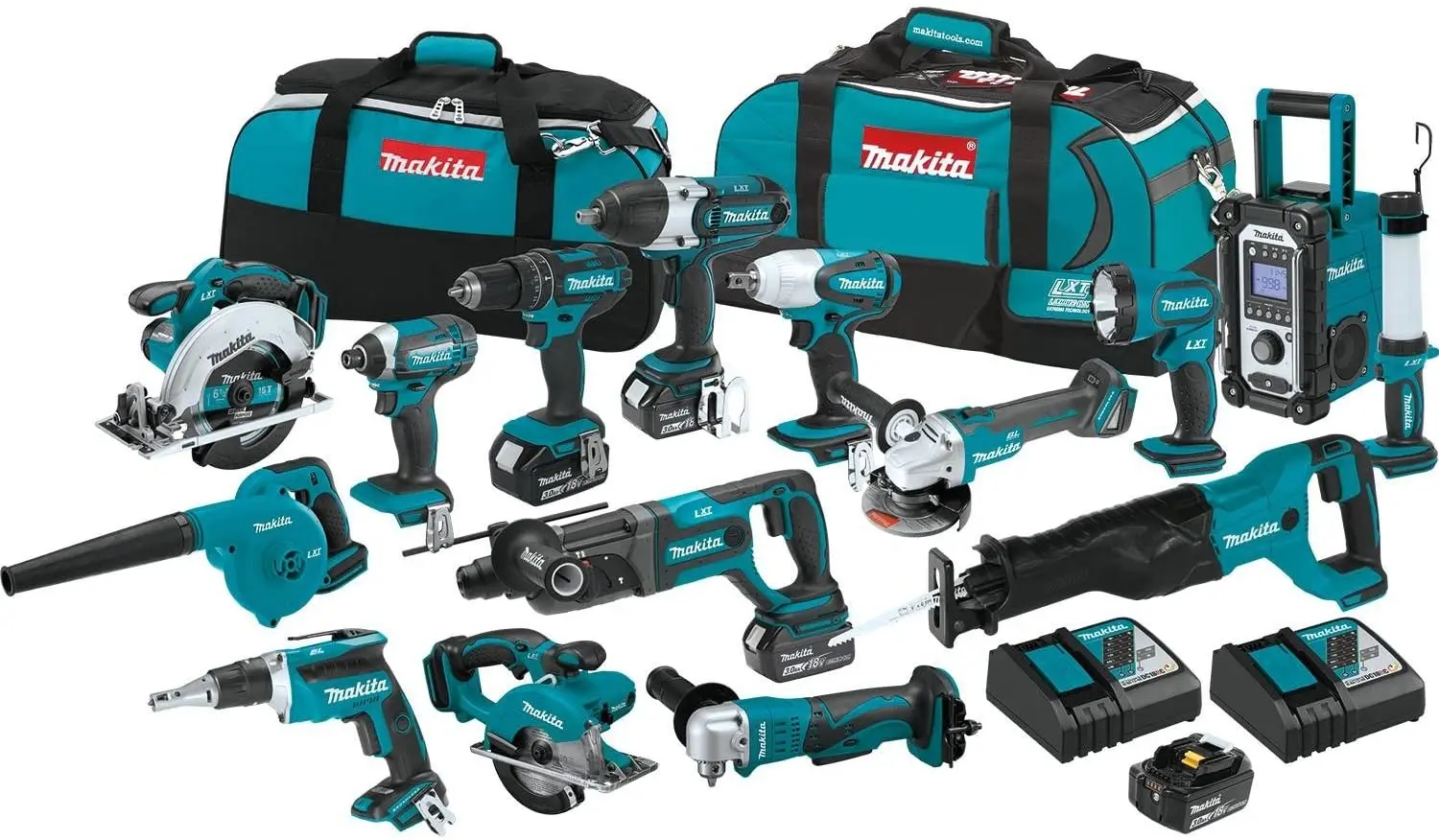 

100% Best Quality Buy 2 Get 1 Free Makitas LXT1500 18-Volt LXT Lithium-Ion Cordless 15-Piece Combo Kit / power tool / cordless d