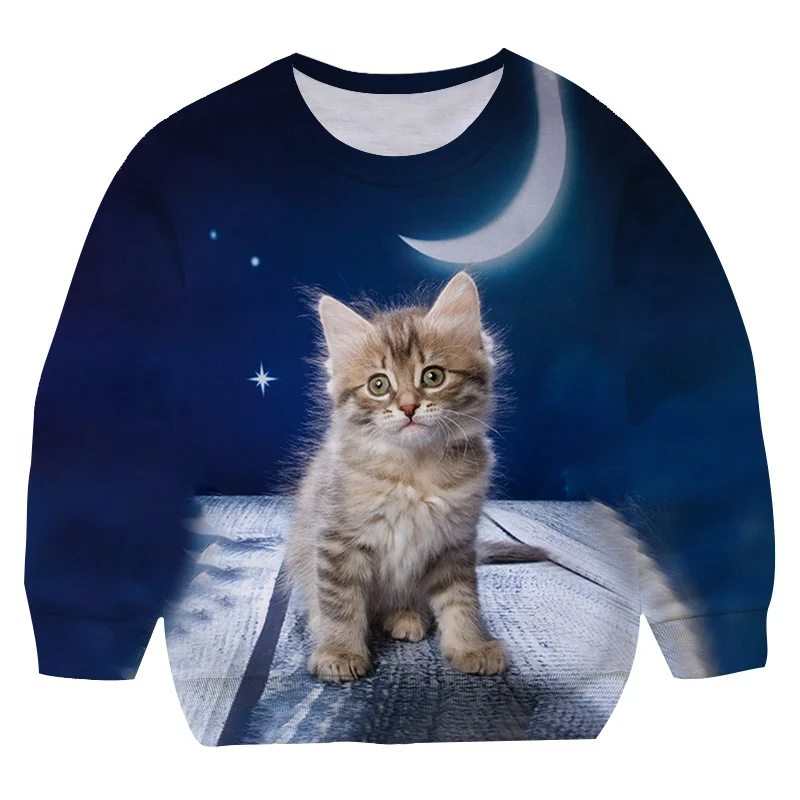 Animal Cat Girls Children's Sweatshirts For Autumn Spring Kids Clothes Autumn Spring Toddler Hooded Shirts Sport Tops
Animal Cat Girls Children's Sweatshirts For Autumn Spring Kids Clothes Autumn Spring Toddler Hooded Shirts Sport Tops