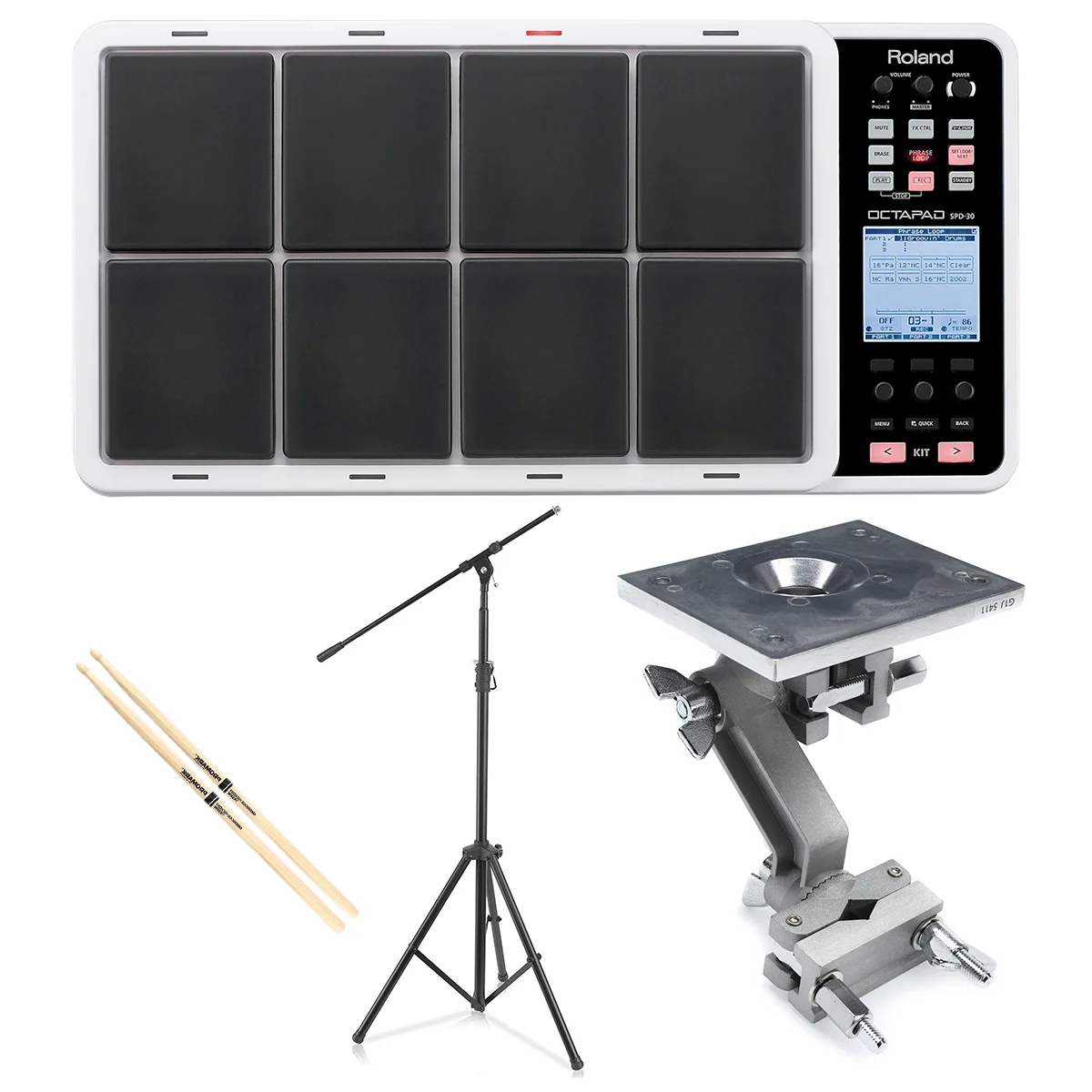 Распродажа в конце года // ROLAND OCTAPAD SPD-30-цифровой перкуссионный планшет с подставкой // купите 3 и получите 1 бесплатно 
Распродажа в конце года // ROLAND OCTAPAD SPD-30-цифровой перкуссионный планшет с подставкой // купите 3 и получите 1 бесплатно