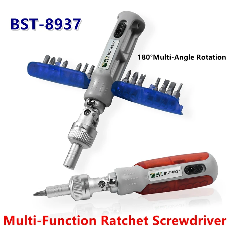 BST-8937 Precision Ratchet Screwdriver Combo Set Multifunctional Rotation Telescopic Screwdriver Household Repair Manual Tools
BST-8937 Precision Ratchet Screwdriver Combo Set Multifunctional Rotation Telescopic Screwdriver Household Repair Manual Tools