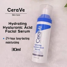 CeraVe Hydrating Hyaluronic Acid Facial Serum 24-hour Long-lasting Moisturising and Repairing the Skin Barrier Skin Care 30ml