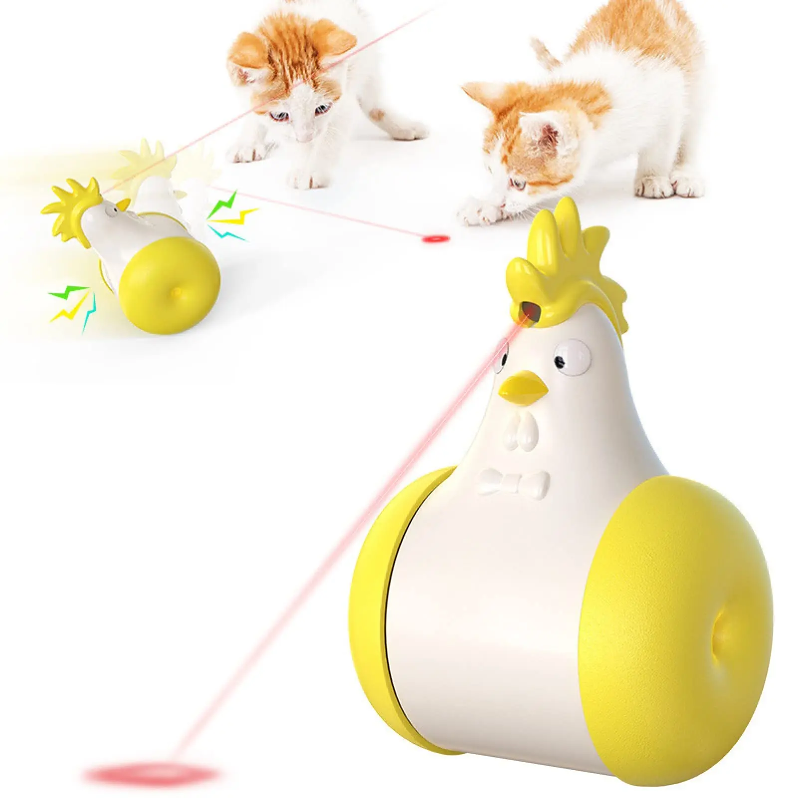 New cat toy tumbler sounding pet electric amusing cat amusing dog rotating toy can chew, chew, bite, kick cat accessories
New cat toy tumbler sounding pet electric amusing cat amusing dog rotating toy can chew, chew, bite, kick cat accessories