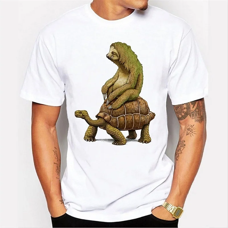 Men's Cool T-shirt Animal Turtle Round Neck Printing Plus Size Short Sleeve Printing Clothing Basic Casual
Men's Cool T-shirt Animal Turtle Round Neck Printing Plus Size Short Sleeve Printing Clothing Basic Casual