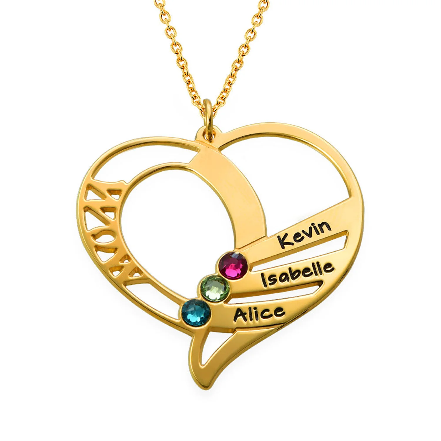 Engraved Mum Birthstone Necklace With Name Personalized Gold Plated Pendant Engraving Names Jewelry Gift For Mother's Day
Engraved Mum Birthstone Necklace With Name Personalized Gold Plated Pendant Engraving Names Jewelry Gift For Mother's Day