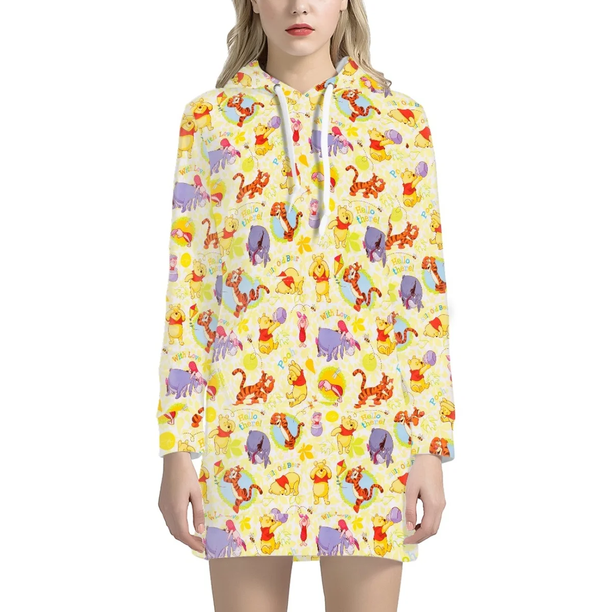 Winnie the Pooh Print Kawaii Hoodie Disney Brand Trend Women's Fashion Casual Long Sleeve Streetwear Animal Pullover Dress
Winnie the Pooh Print Kawaii Hoodie Disney Brand Trend Women's Fashion Casual Long Sleeve Streetwear Animal Pullover Dress