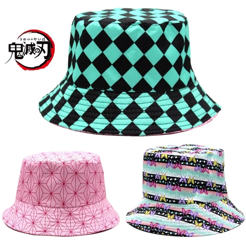 New Anime Demon Slayer Cosplay Costume Cap Kamado Tanjirou Nezuko Printing Bucket Hat Sun Hat Women Fisherman Props Accessories
New Anime Demon Slayer Cosplay Costume Cap Kamado Tanjirou Nezuko Printing Bucket Hat Sun Hat Women Fisherman Props Accessories