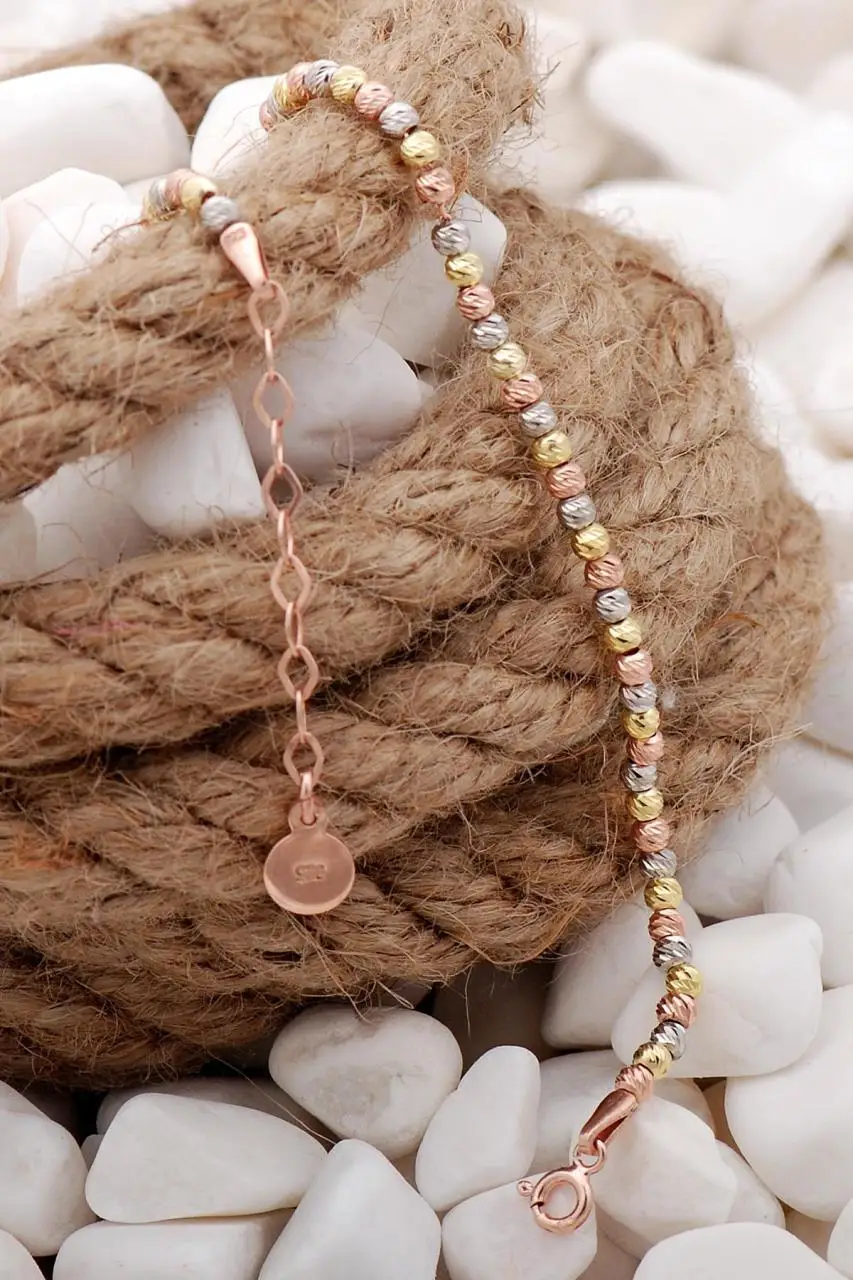 Genuine Real 925 Sterling Silver Dainty Beaded Bracelet Delicate Lovely Bracelet Gift for Her Women Birthday Gift
Genuine Real 925 Sterling Silver Dainty Beaded Bracelet Delicate Lovely Bracelet Gift for Her Women Birthday Gift