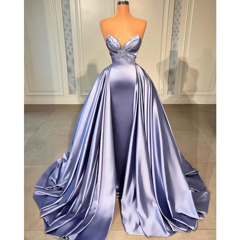 Charming Purple Prom Dresses Appliques Beads Sleeveless V Neck Evening Dresses with Long Train Custom Made Party CelebrityGowns
Charming Purple Prom Dresses Appliques Beads Sleeveless V Neck Evening Dresses with Long Train Custom Made Party CelebrityGowns