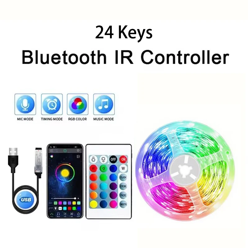 Solve USB RGB LED лента Bluetooth 1-40 м
Solve USB RGB LED лента Bluetooth 1-40 м