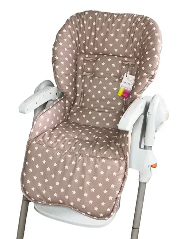 Двусторонний сменный вкладыш Стрекоза к стулу для кормления бренда Happy Baby William/Classic, Карамелька Звёздочка