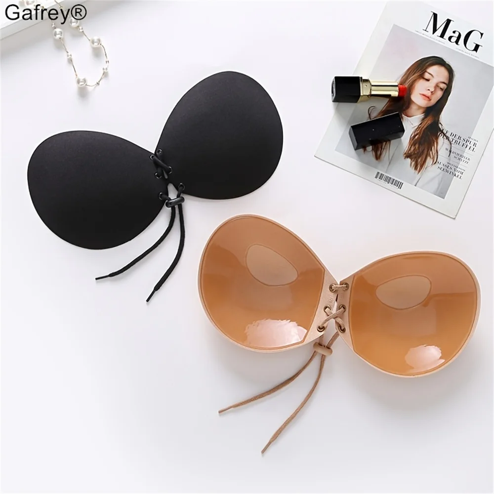 Gafrey Thin Invisible Push Up Nipple Stickers Bra, Round Drawstring Type Invisible Bra,Strapless Bonding Underwear Bra Lingerie
Gafrey Thin Invisible Push Up Nipple Stickers Bra, Round Drawstring Type Invisible Bra,Strapless Bonding Underwear Bra Lingerie