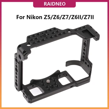 RaidNeo Camera Cage for Nikon Z5 Z6 Z7 Z6II Z7II Camera Protective Case Extension Frame Video Stabilizer Rig Vlog Video shooting