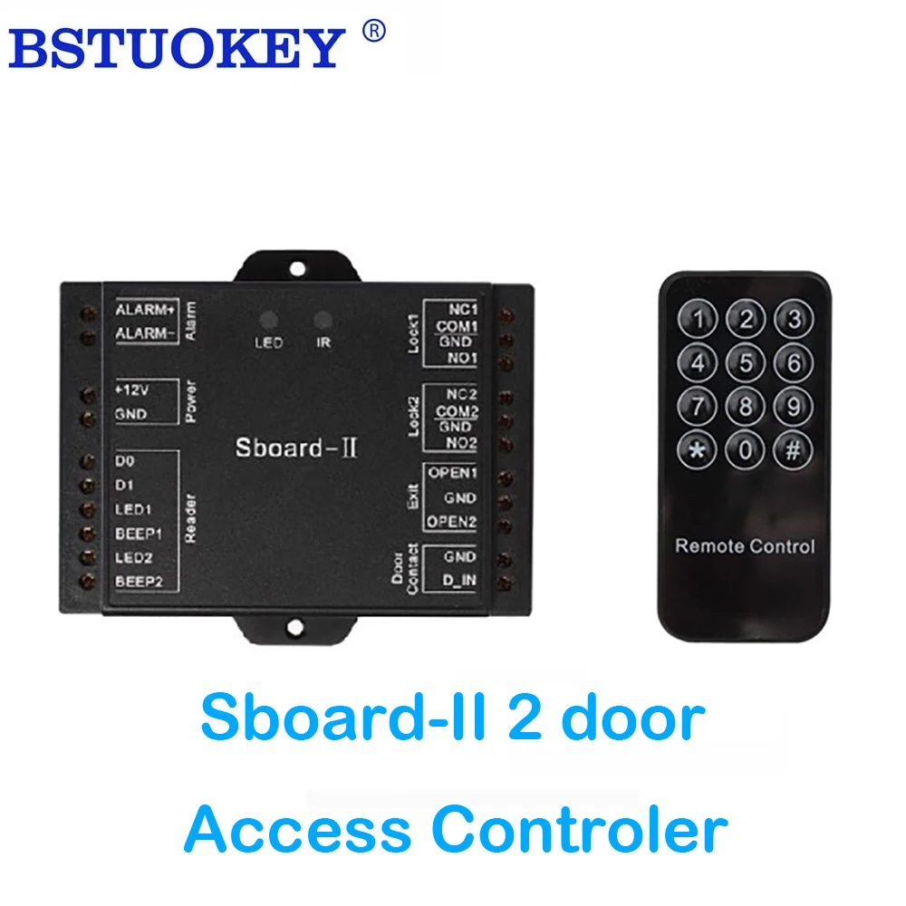 Mini Sboard-II 2 дверной контроль доступа система безопасности Wiegand плата контроля для
