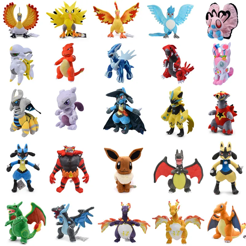TOMY Pokemon Arceus Dialga Halloween Lucario Gyarados Solgaleo MEGA Charizard Big Plush Soft Stuffe Plush Toy For Children Gift
TOMY Pokemon Arceus Dialga Halloween Lucario Gyarados Solgaleo MEGA Charizard Big Plush Soft Stuffe Plush Toy For Children Gift