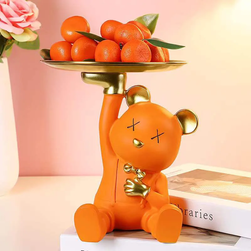 Nordic Bear Storage Tray Decorative Ornaments Living Room Porch Desk Home Resin Decoration Jewelry Keys Candy Trays Decor
Nordic Bear Storage Tray Decorative Ornaments Living Room Porch Desk Home Resin Decoration Jewelry Keys Candy Trays Decor