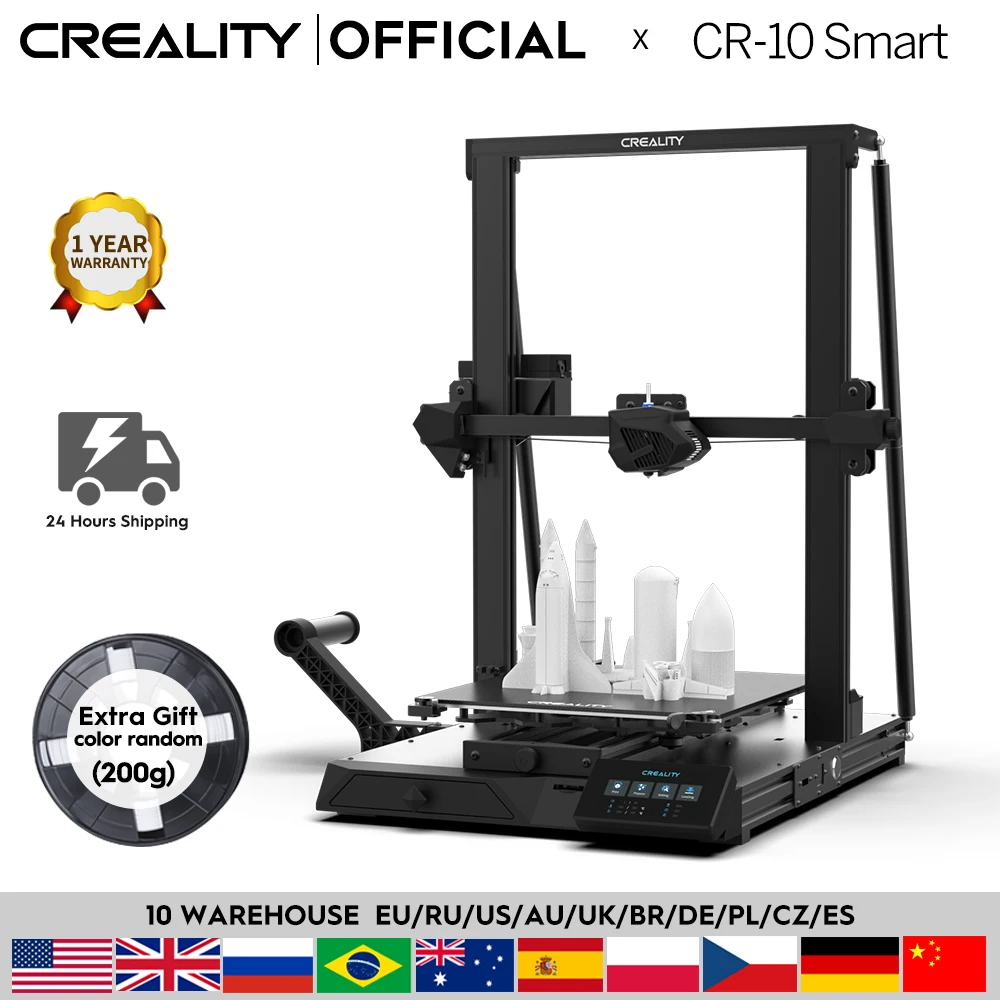 3D-принтер CREALITY, умный, со встроенным Wi-Fi, 4 дюйма, сенсорный ЖК-дисплей, бесшумная работа, V2.0, автоматическое выравнивание, выключение, FDM 3D-при...
3D-принтер CREALITY, умный, со встроенным Wi-Fi, 4 дюйма, сенсорный ЖК-дисплей, бесшумная работа, V2.0, автоматическое выравнивание, выключение, FDM 3D-при...