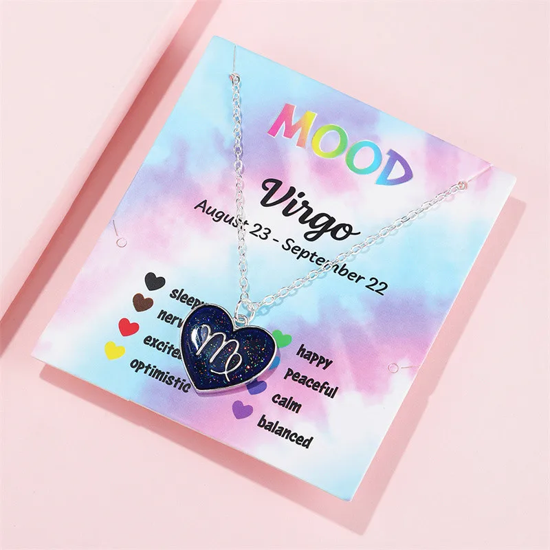 2022 Trendy Heat Discoloration 12 Constellations Pendant Necklace For Women Zodiac Sign Necklaces Choker Birthday Jewelry Gifts
2022 Trendy Heat Discoloration 12 Constellations Pendant Necklace For Women Zodiac Sign Necklaces Choker Birthday Jewelry Gifts