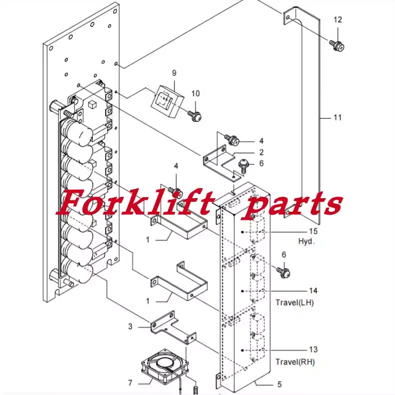 Запчасти для электрического вилочного погрузчика, панель контроллера двигателя с левым приводом для NICHIYU Mitsubishi FBT15/20-75 OEM 54001-64430 54001
Запчасти для электрического вилочного погрузчика, панель контроллера двигателя с левым приводом для NICHIYU Mitsubishi FBT15/20-75 OEM 54001-64430 54001