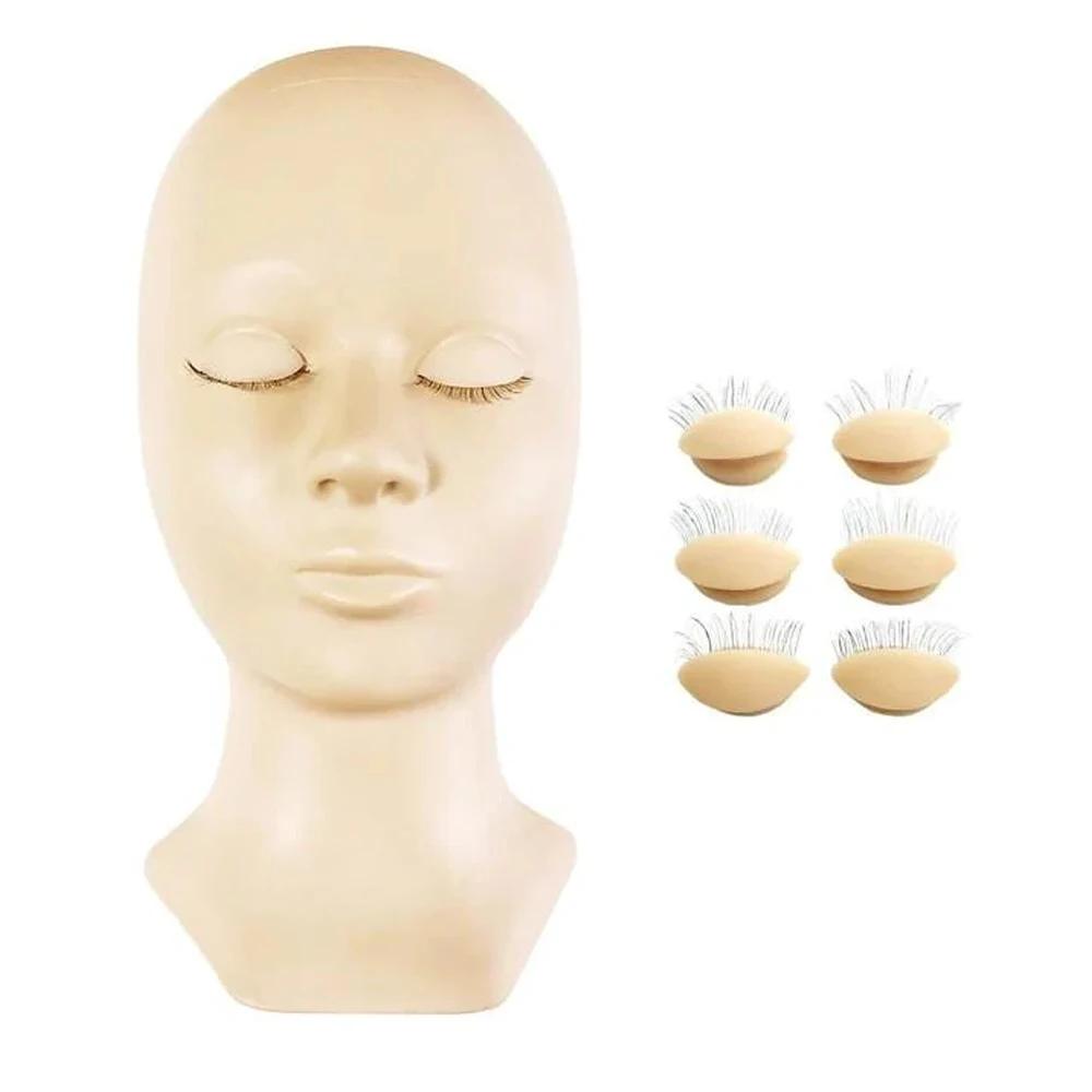 Veyes Inc Eyelash Extensions Mannequin Head with Removable Eyelids Veyelash Practice Eyelids Training Washable Mannequin Head
Veyes Inc Eyelash Extensions Mannequin Head with Removable Eyelids Veyelash Practice Eyelids Training Washable Mannequin Head