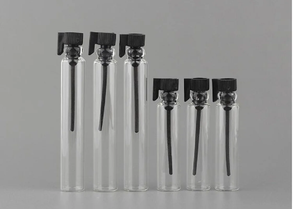 100pcs/lot 1ml 2ml 3ml Mini plastic stopper sticker perfume Glass Vials Essential Oil Refillable Perfume Bottles Sample Rated
100pcs/lot 1ml 2ml 3ml Mini plastic stopper sticker perfume Glass Vials Essential Oil Refillable Perfume Bottles Sample Rated