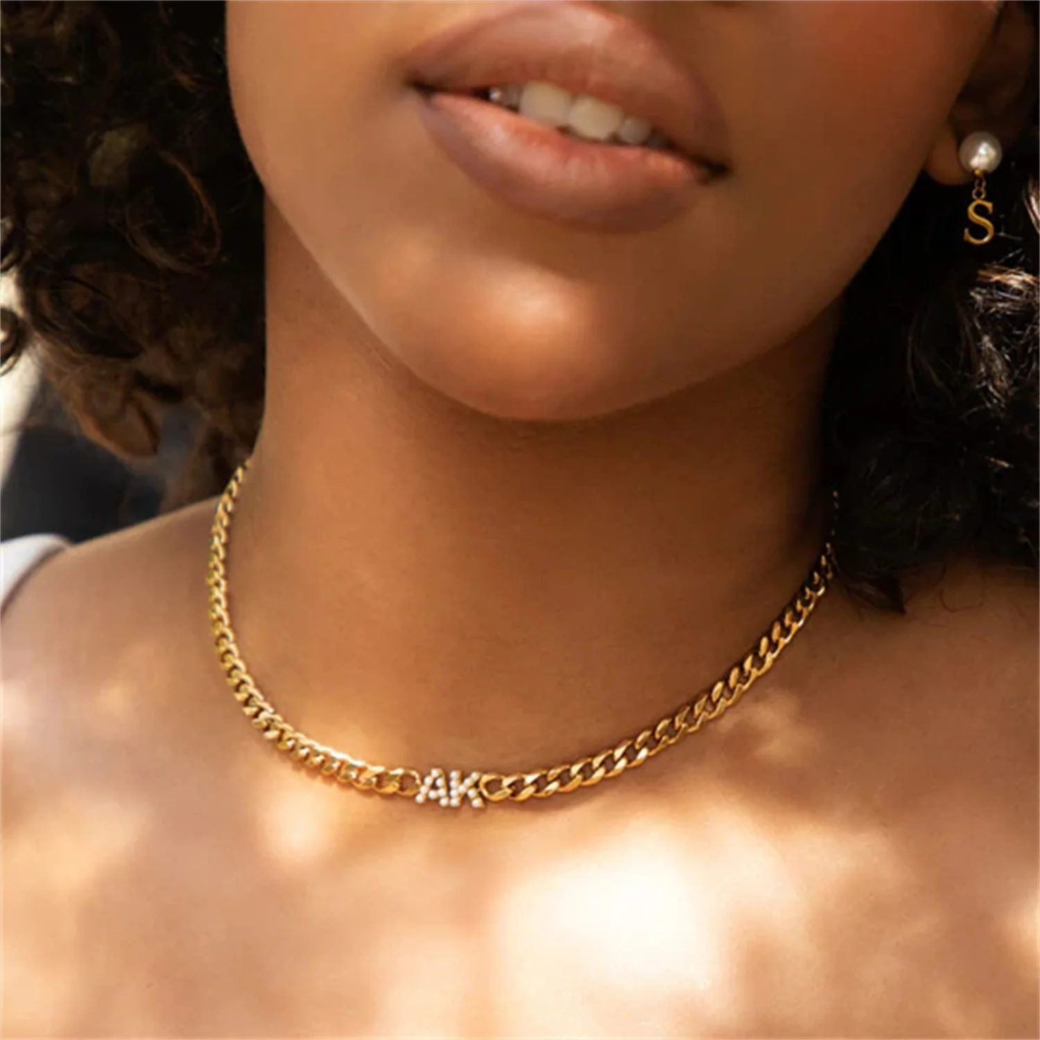 Custom Pearl Initial Choker Personalized Name Pendant Necklace Gold Plated Jewelry Gift For Women Girls
Custom Pearl Initial Choker Personalized Name Pendant Necklace Gold Plated Jewelry Gift For Women Girls