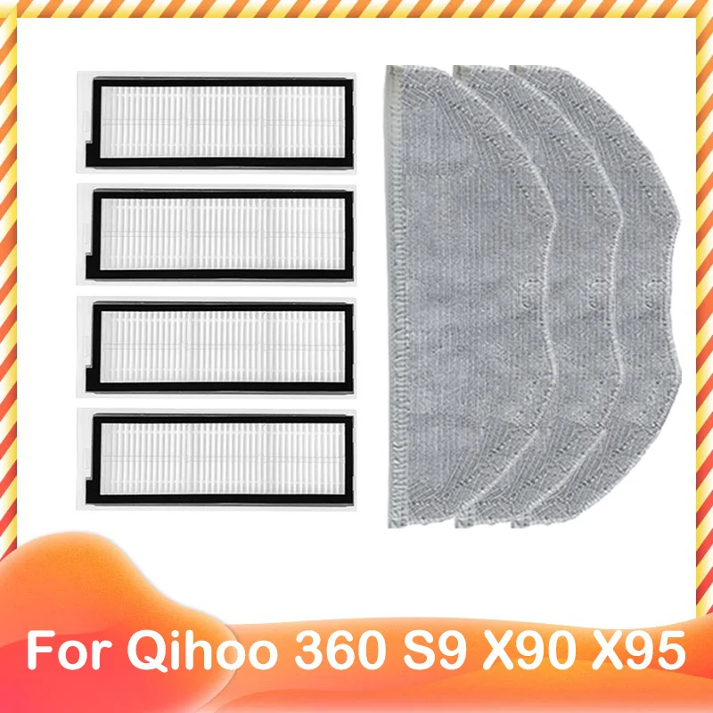 Replacement Hepa Filter Mop Rag Pad Spare Parts for 360 S9 Series X90 X95 Robotic Vacuum Cleaner Accessories
Replacement Hepa Filter Mop Rag Pad Spare Parts for 360 S9 Series X90 X95 Robotic Vacuum Cleaner Accessories