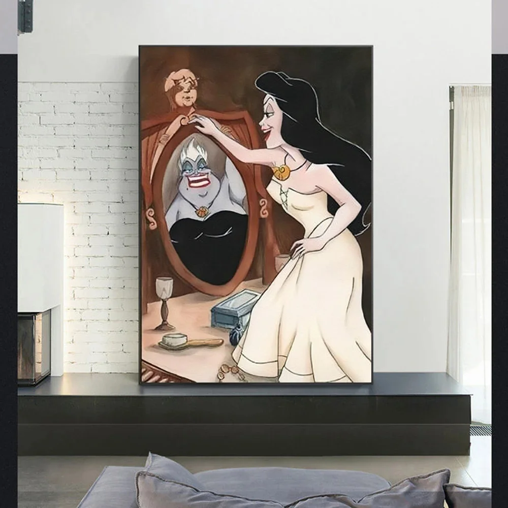 Постеры «Белоснежка» Диснея, «махая», постеры с волшебным зеркалом, забавное искусство стены в гостиной
Постеры «Белоснежка» Диснея, «махая», постеры с волшебным зеркалом, забавное искусство стены в гостиной