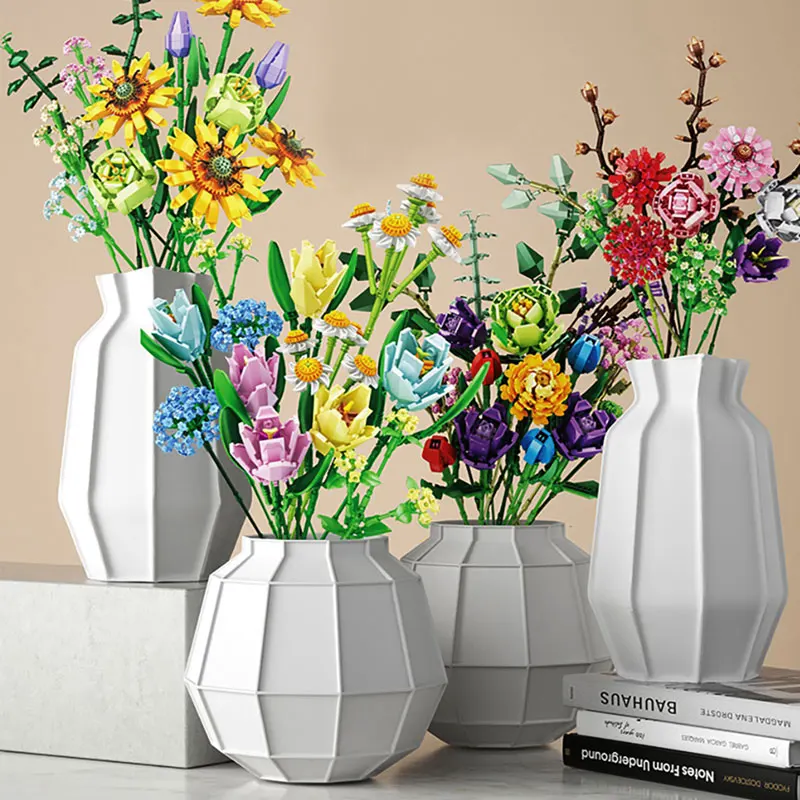 3D Model Plant Building Blocks Bouquet For Girls Gift Home Decoration Romantic Rose Flower Assembly Brick Childrens DIY Toys
3D Model Plant Building Blocks Bouquet For Girls Gift Home Decoration Romantic Rose Flower Assembly Brick Childrens DIY Toys