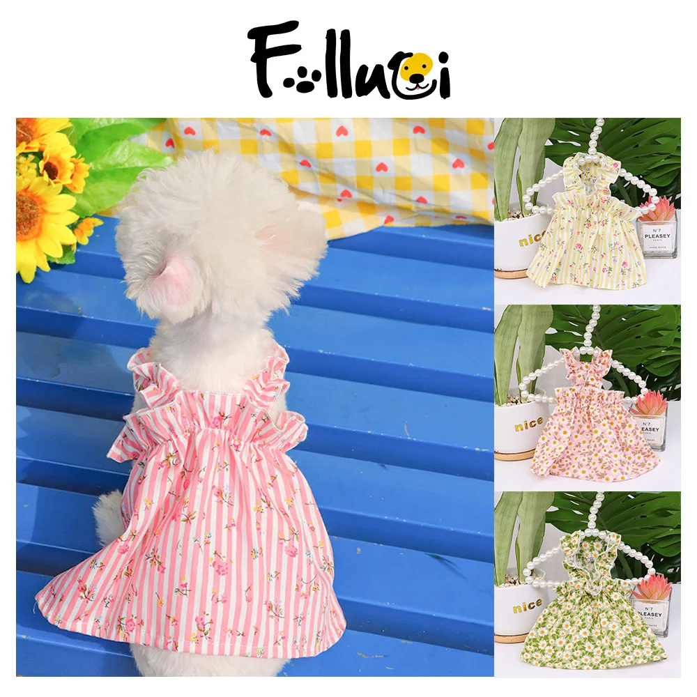 Pet Clothes Summer New Dog Cat Skirt Sweet Printed Princess Dress For Chihuahua Pomeranian Teddy Princess Dress
Pet Clothes Summer New Dog Cat Skirt Sweet Printed Princess Dress For Chihuahua Pomeranian Teddy Princess Dress