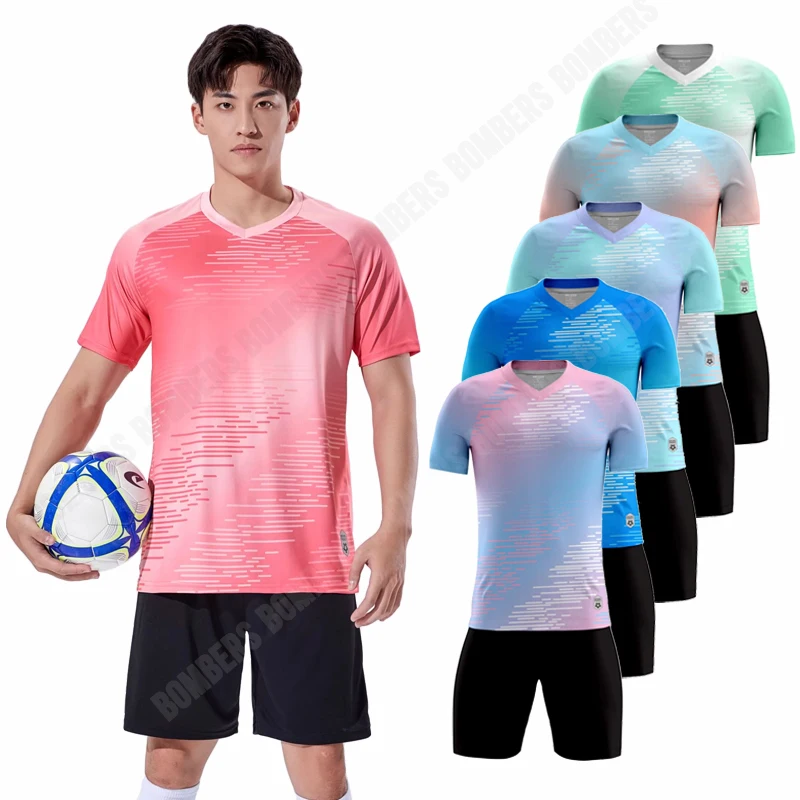 Survetement Football Men Women Soccer Jerseys Set Boys girl Football Training Men's Breathable Quick Dry Short Sleeve Sport
Survetement Football Men Women Soccer Jerseys Set Boys girl Football Training Men's Breathable Quick Dry Short Sleeve Sport