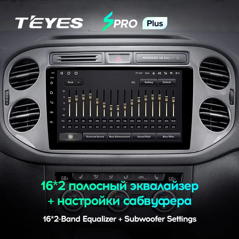 TEYES Тиайс SPRO Plus Штатная магнитола For Фольксваген Тигуан 1 Volkswagen Tiguan NF 2006 - 2016 до